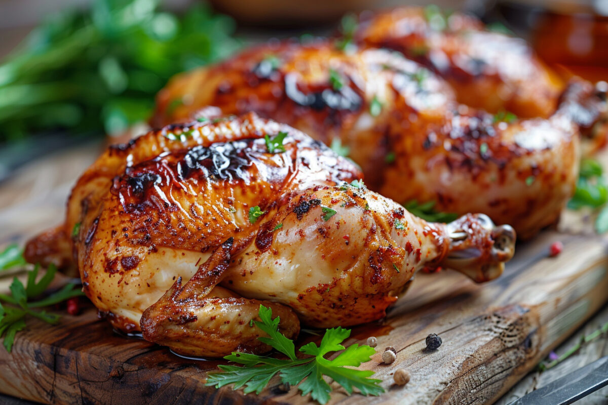 Quel est le secret d'un poulet rôti juteux à l'ancienne ?