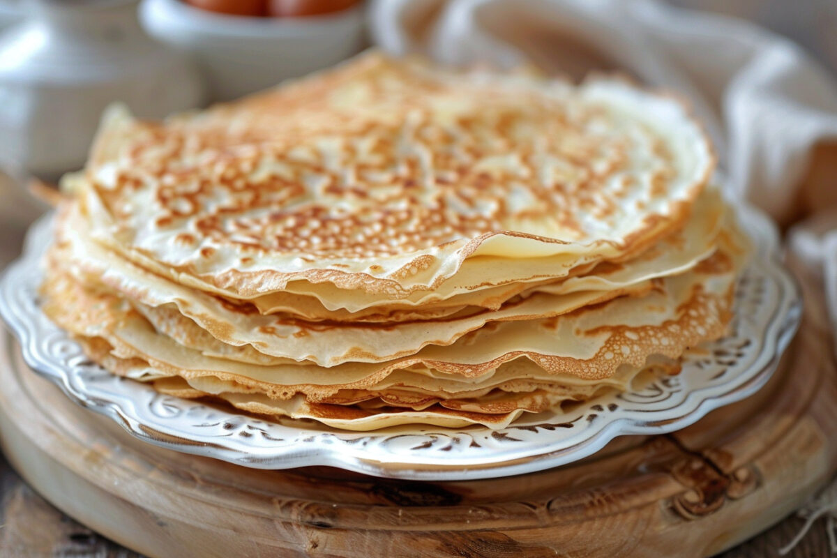 Quelle est l'astuce pour des crêpes légères et aériennes ?