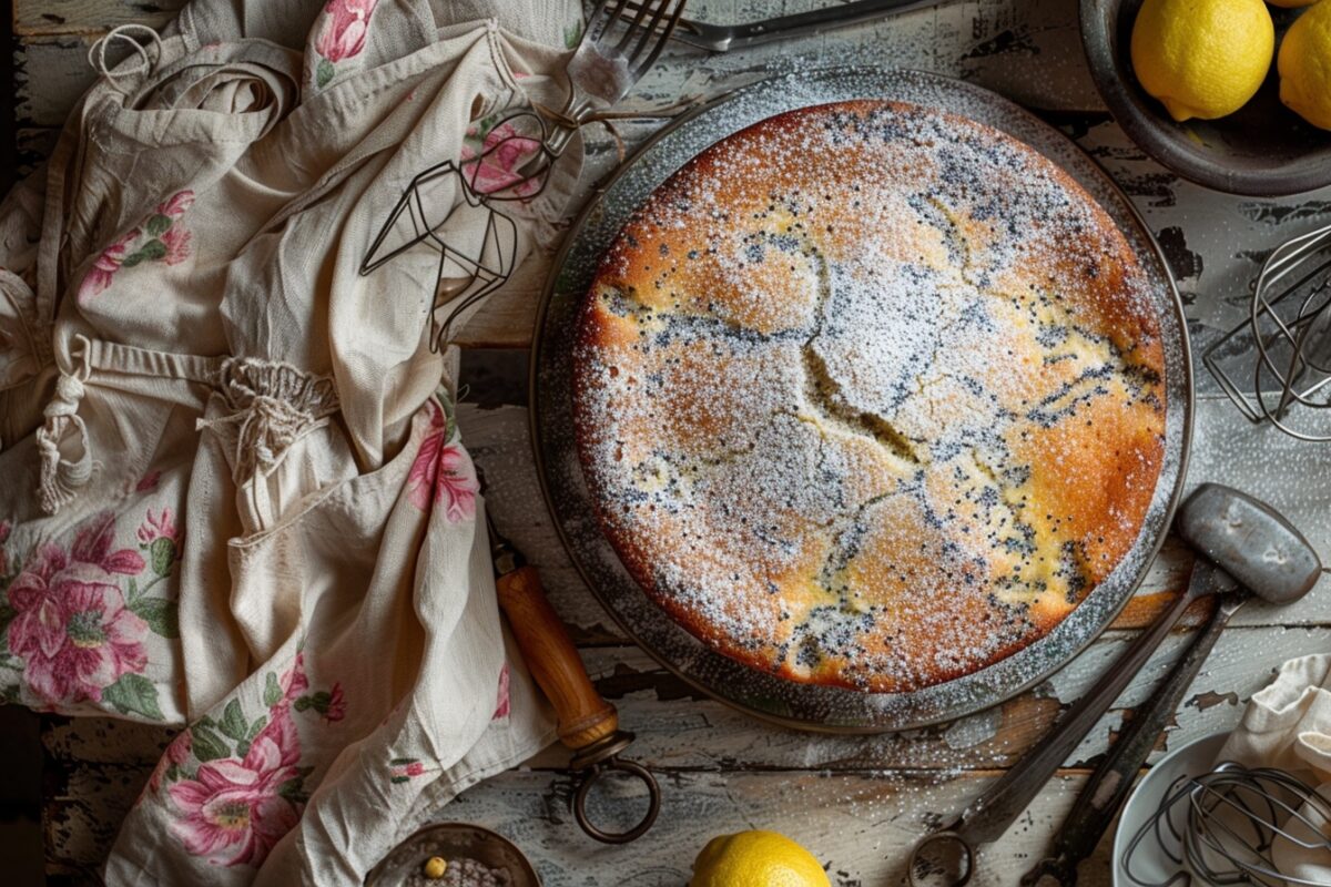 Comment grand-mère faisait-elle son fameux cake au citron et pavot ?