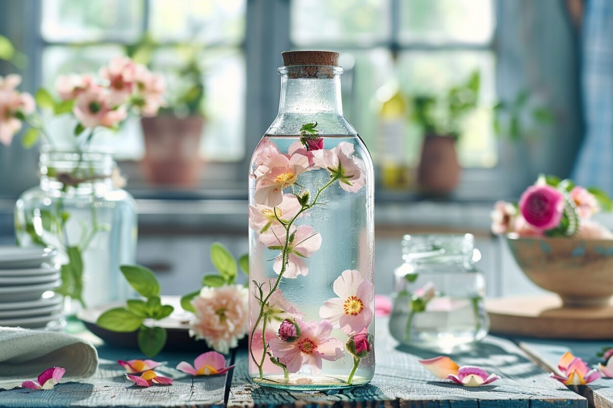 Comment préparer une eau florale apaisante selon les conseils de grand-mère ?