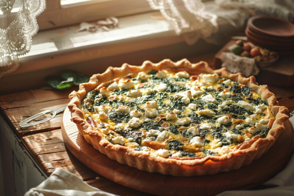 La méthode de grand-mère pour une quiche aux épinards et feta irrésistible