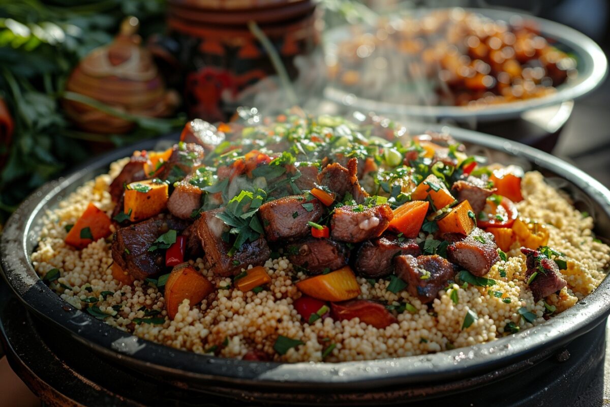 La recette ancestrale pour un couscous royal, riche en saveurs