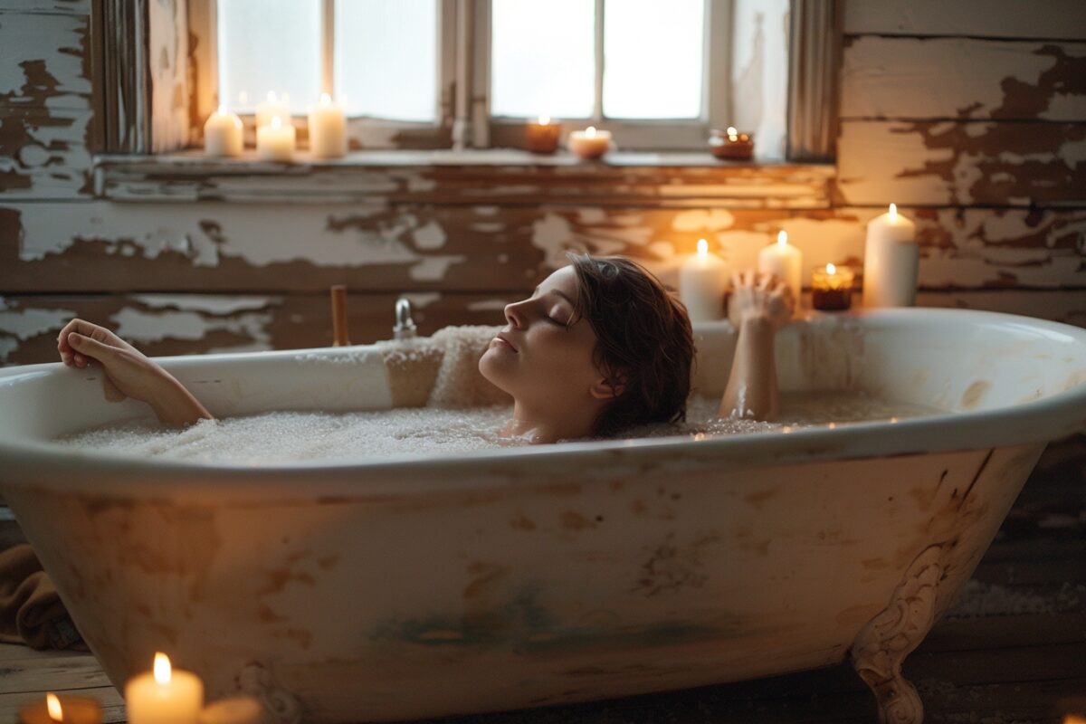 Le bain détoxifiant de grand-mère avec des sels d'Epsom pour soulager les muscles