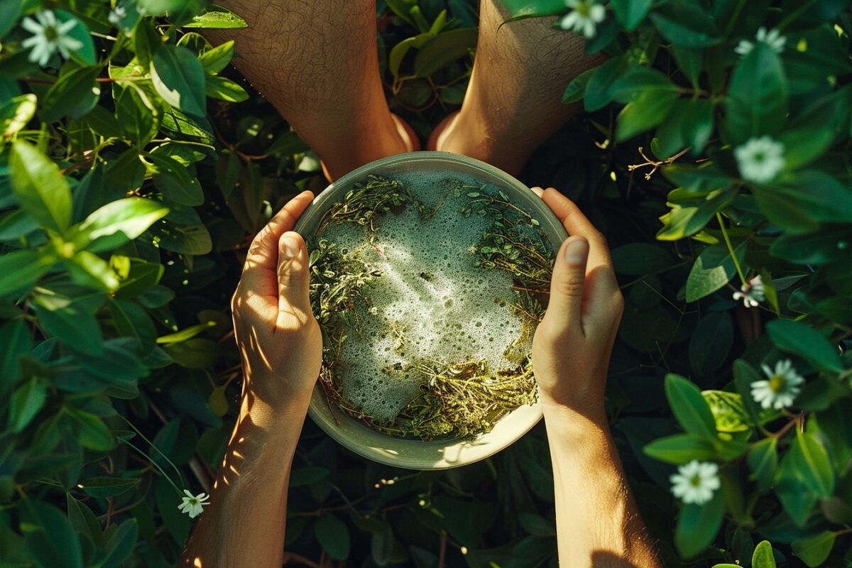 Le bain d'herbes de grand-mère pour un moment de détente purifiant