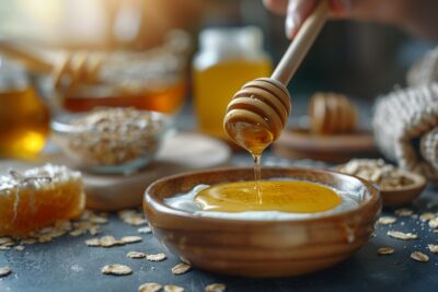 Le masque detoxifiant de grand-mère avec des ingrédients simples de la cuisine