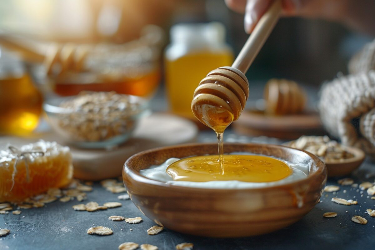 Le masque detoxifiant de grand-mère avec des ingrédients simples de la cuisine